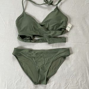 Army Green Bikini Set